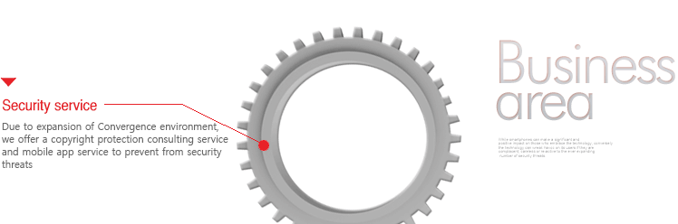 보안서비스 - Convergence 환경 확대로 인한 보안위협에 대응하는 모바일 앱 검증 시스템 및 저작권 보호 서비스 컨설팅 및 구축 서비스
